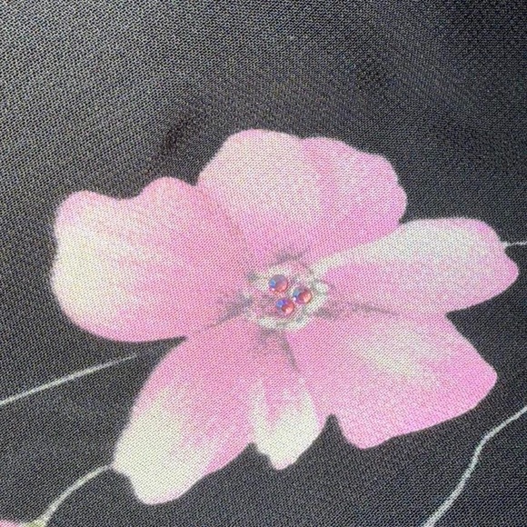 Floral Black Maxi Dress - Picture 6 of 7